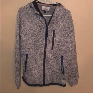 Men’s flag and anthem zip